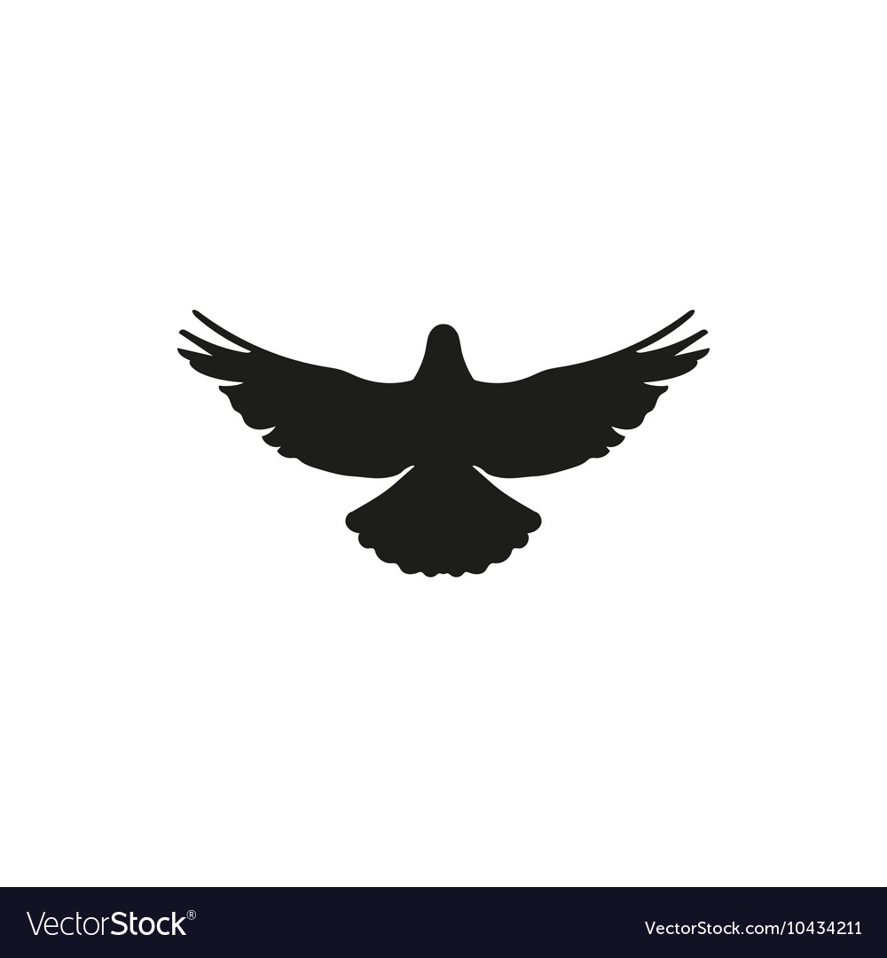 Detail Flying Bird Silhouette Vector Nomer 46