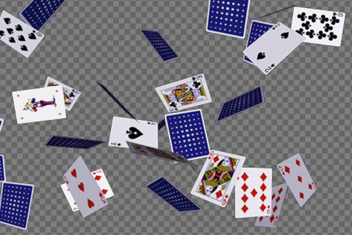 Detail Flying Cards Png Nomer 15