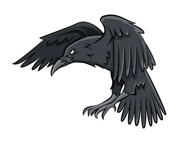 Detail Flying Crow Vector Nomer 34