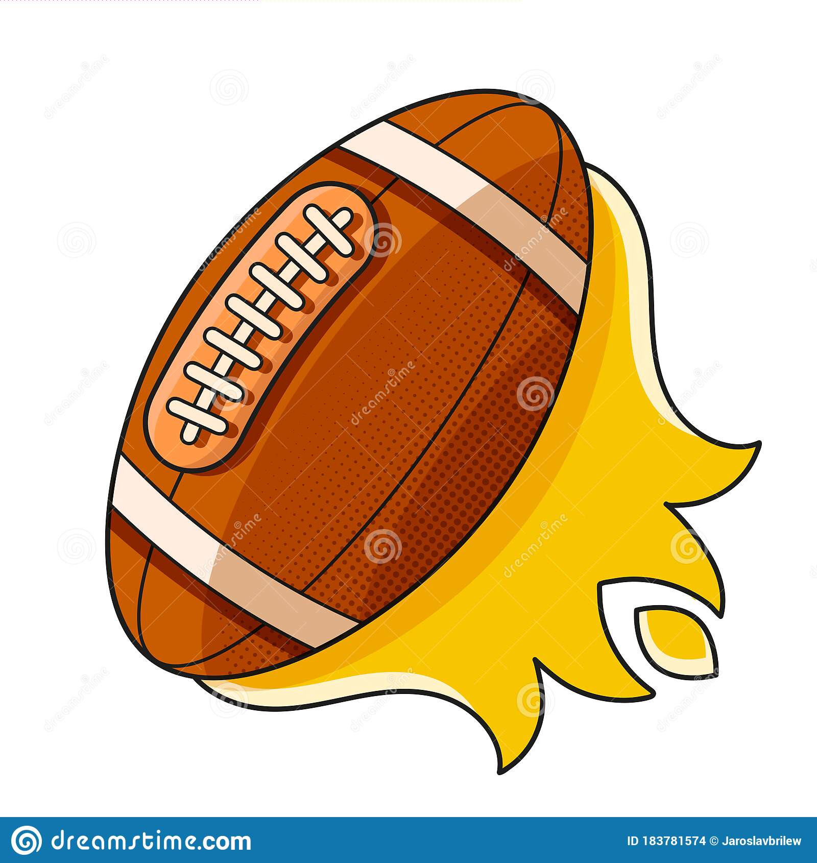 Detail Flying Football Clipart Nomer 19