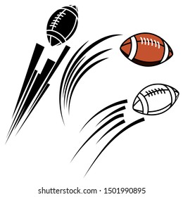 Detail Flying Football Clipart Nomer 3