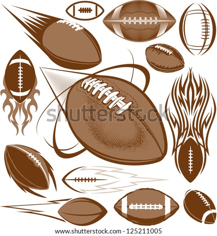 Detail Flying Football Clipart Nomer 36