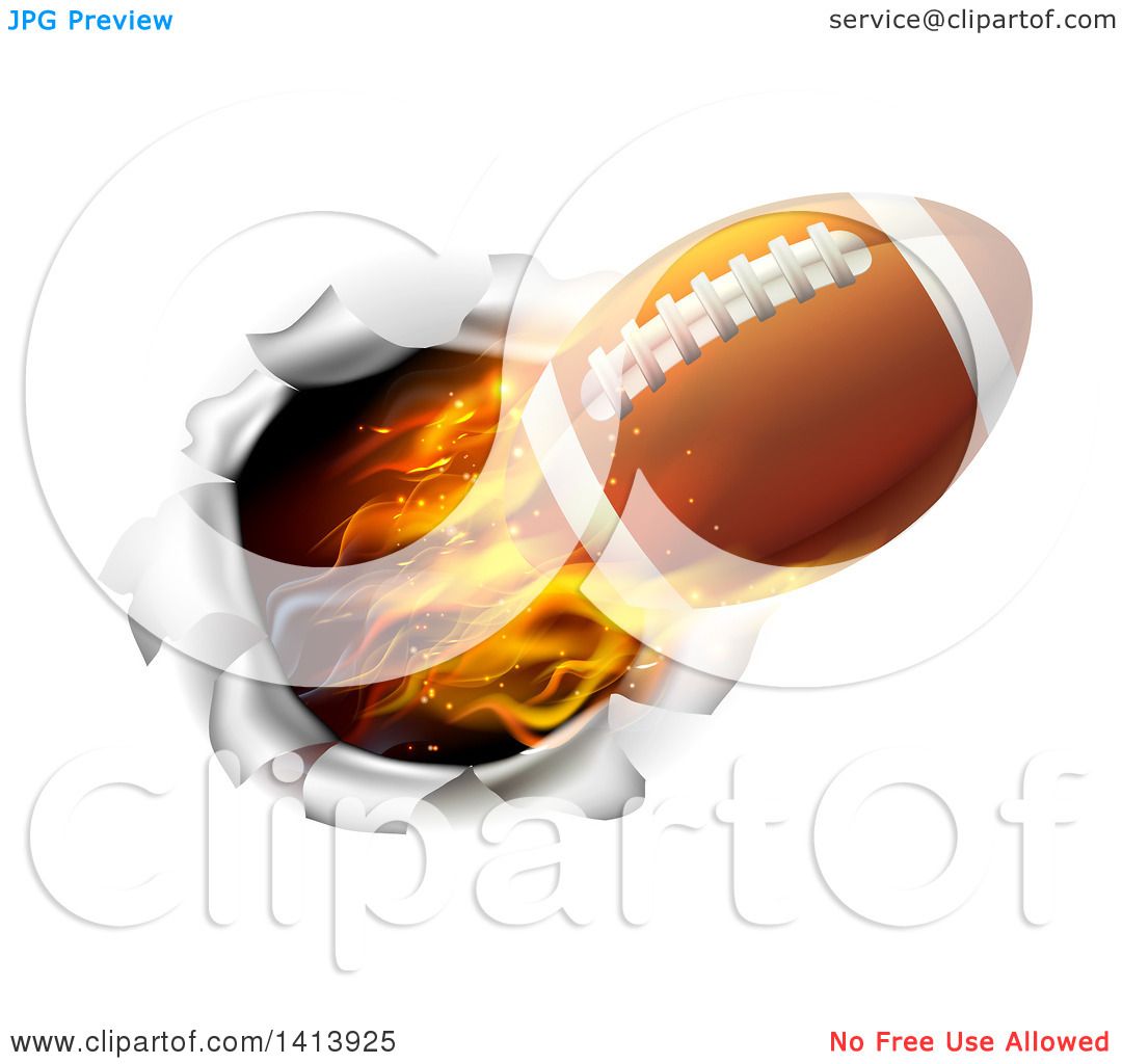 Detail Flying Football Clipart Nomer 45