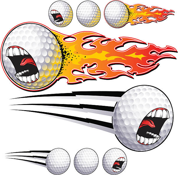 Detail Flying Golf Ball Clipart Nomer 3