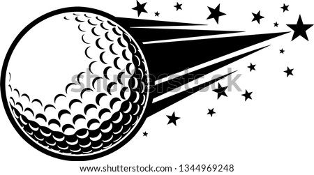 Detail Flying Golf Ball Clipart Nomer 49