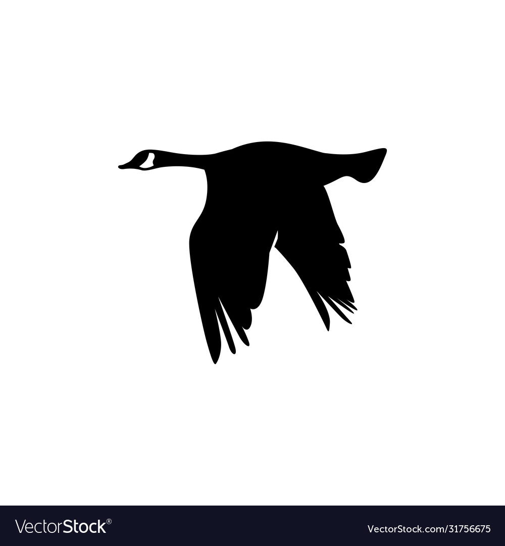 Detail Flying Goose Vector Nomer 3