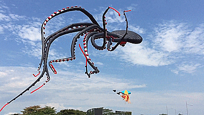 Detail Flying Octopus Kite Nomer 4