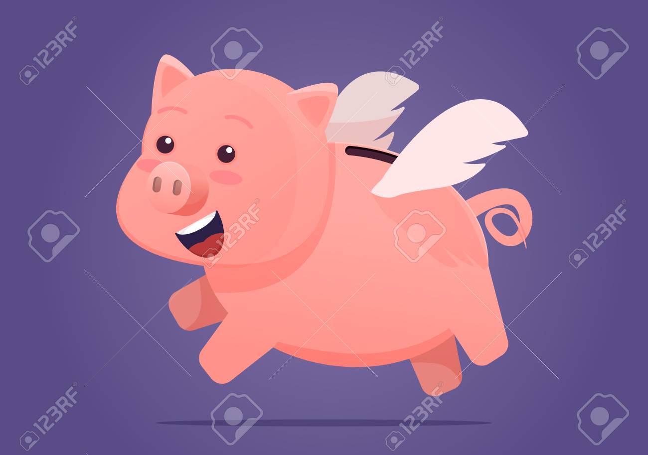 Detail Flying Pig Piggy Bank Nomer 11