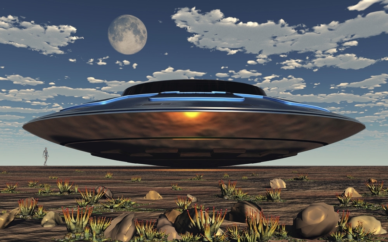 Detail Flying Saucer Wallpaper Nomer 32