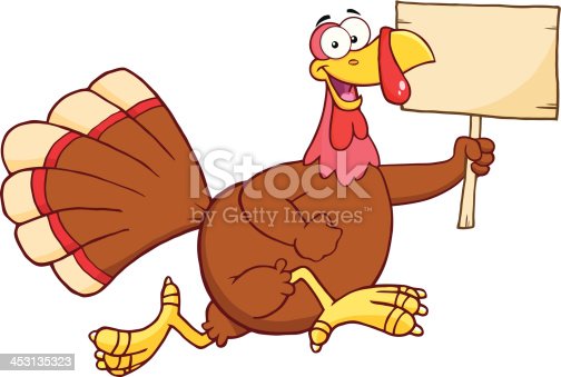 Detail Flying Turkey Clipart Nomer 10
