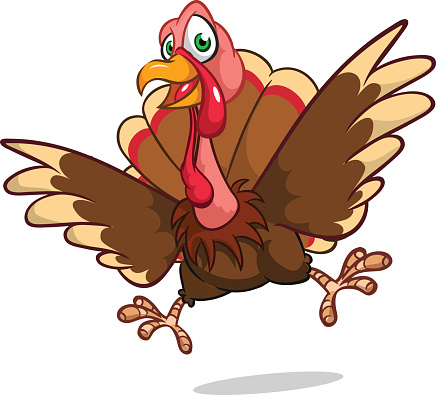 Detail Flying Turkey Clipart Nomer 14