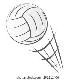 Detail Flying Volleyball Clipart Nomer 5