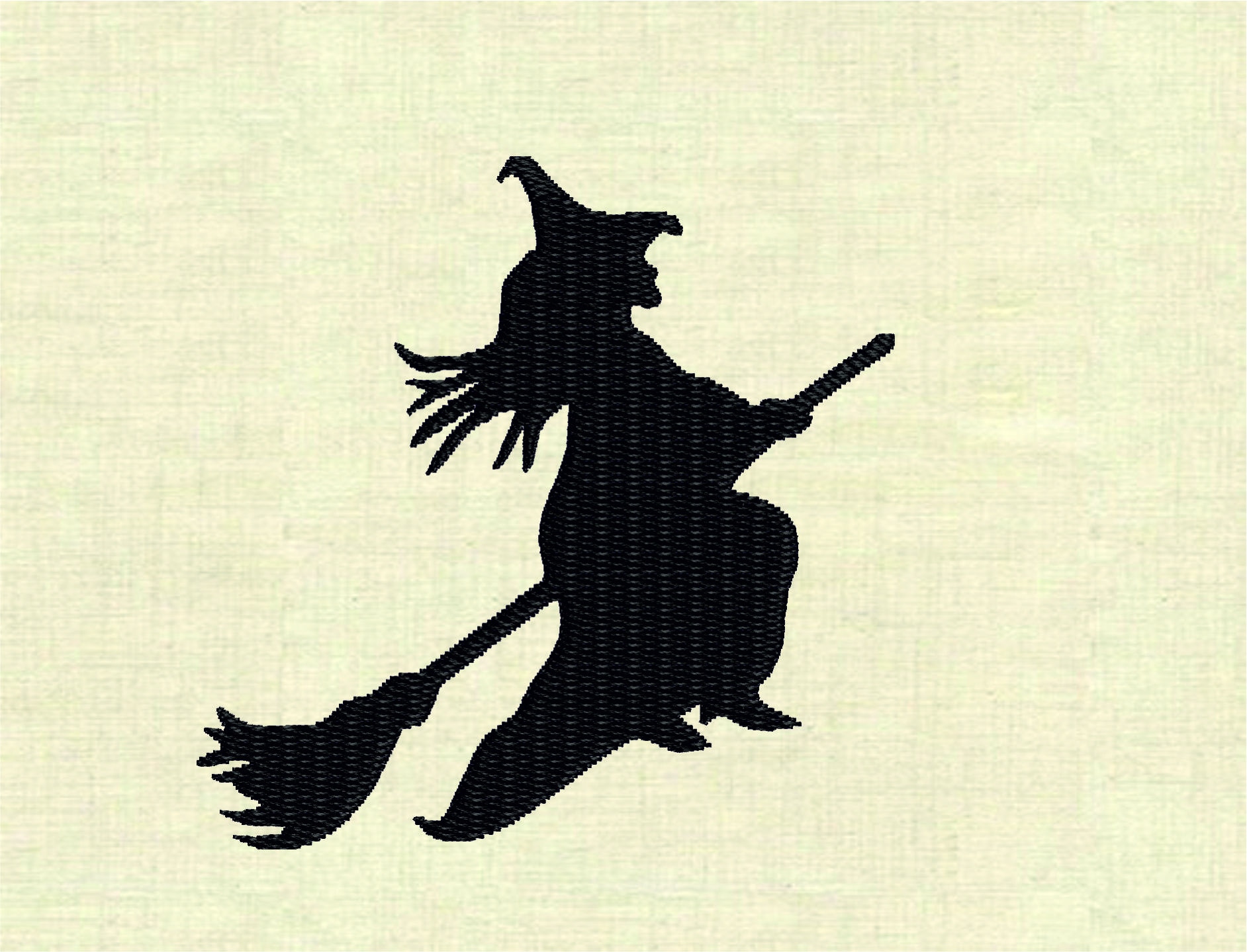 Detail Flying Witch Silhouette Template Nomer 24