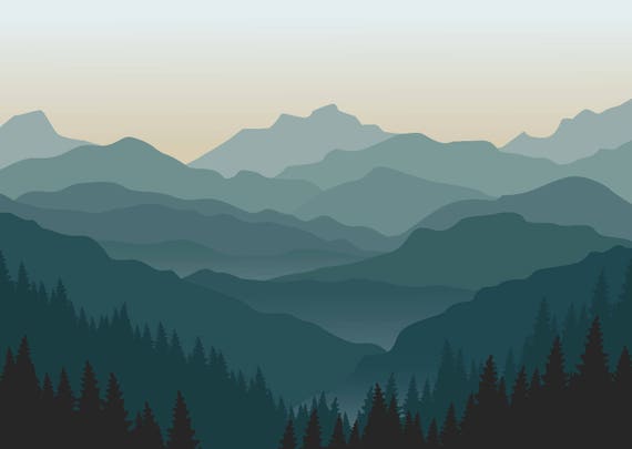 Detail Foggy Mountain Wallpaper Nomer 11