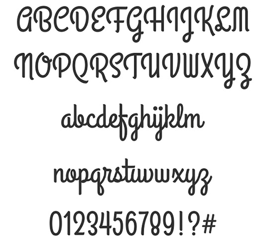 Detail Font Alphabet Keren Nomer 24