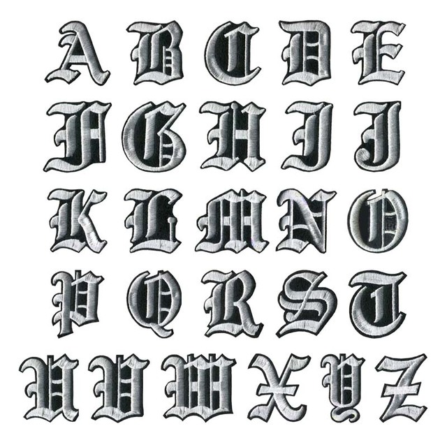 Detail Font Alphabet Keren Nomer 26