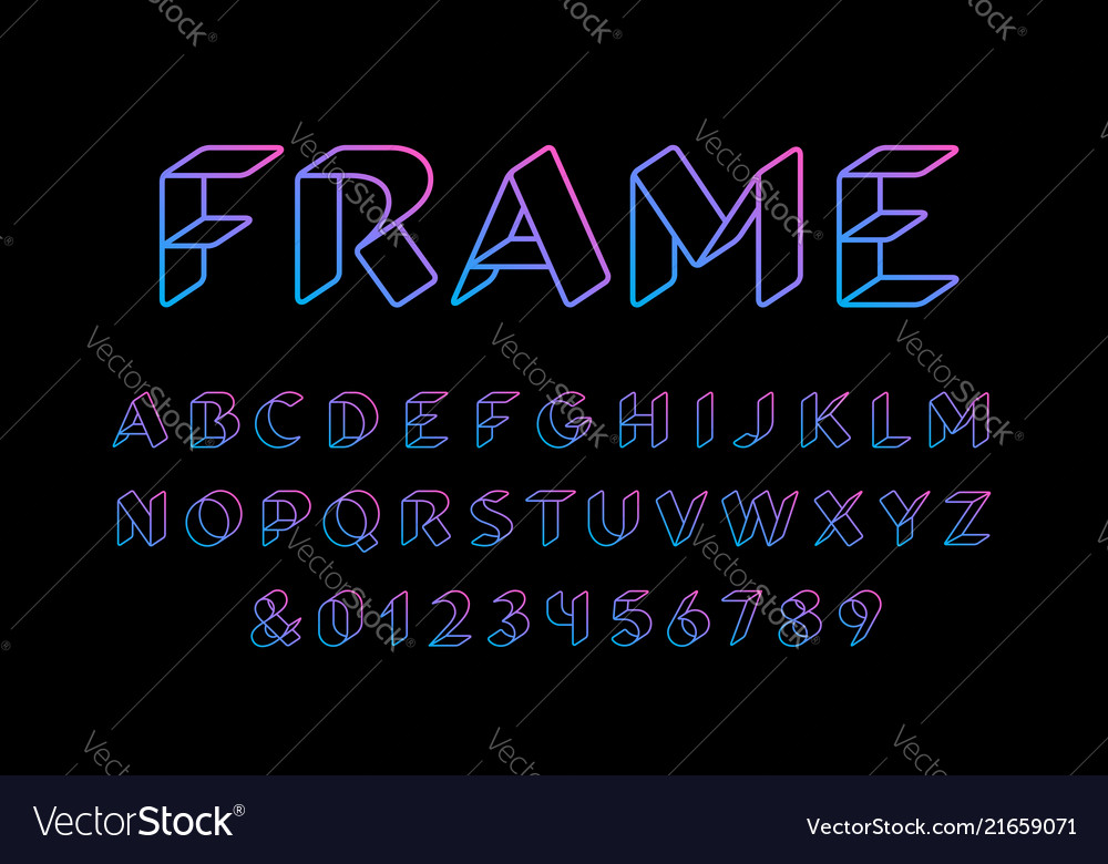 Detail Font Alphabet Keren Nomer 7