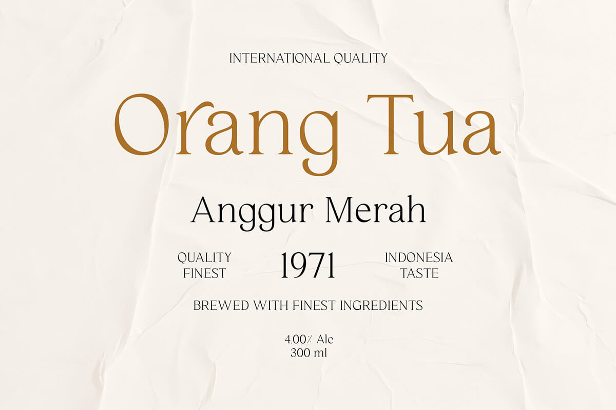 Detail Font Anggur Orang Tua Nomer 9