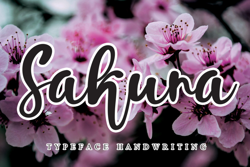 Detail Font Bunga Sakura Nomer 7