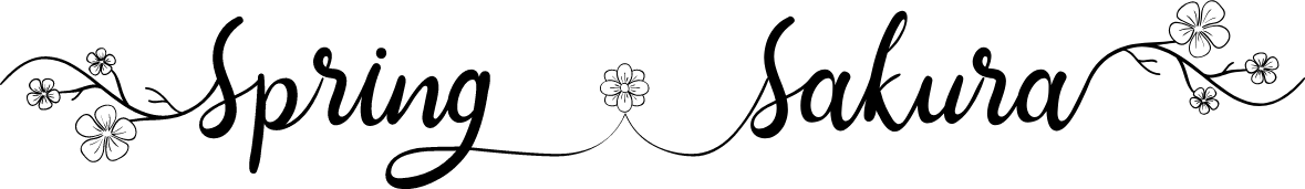Detail Font Bunga Sakura Nomer 9