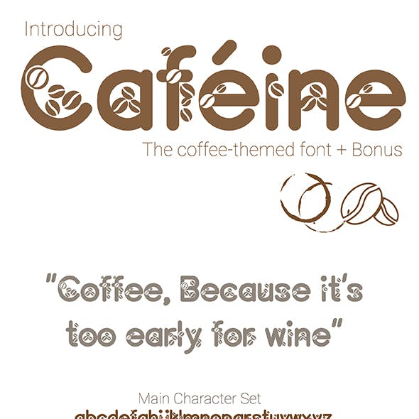 Detail Font Coffee Logo Nomer 7