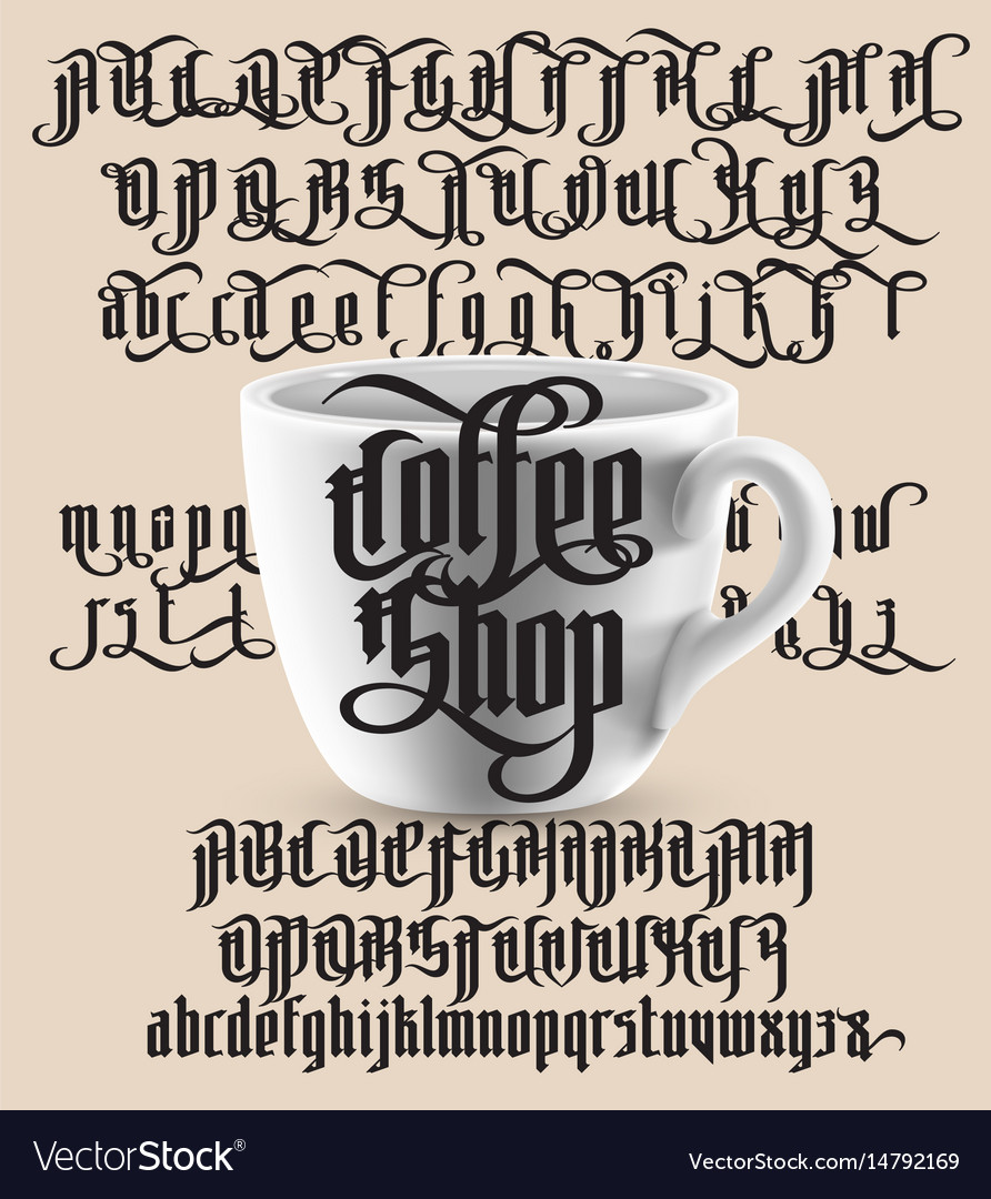Detail Font Coffee Shop Nomer 33