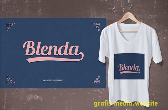 Detail Font Desain Baju Nomer 12
