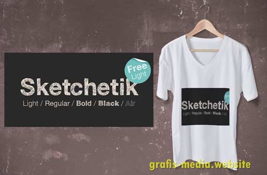 Detail Font Desain Baju Nomer 32
