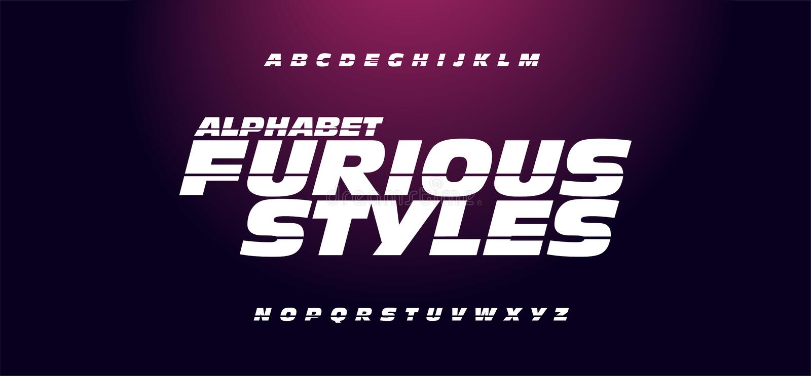 Detail Font Fast And Furious Nomer 12