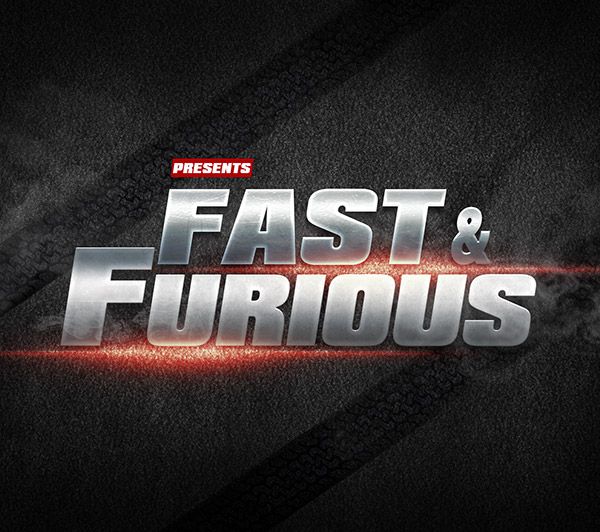 Detail Font Fast And Furious Nomer 18