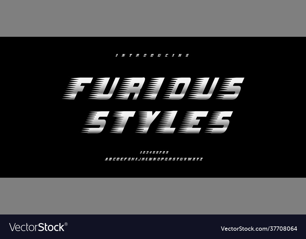 Detail Font Fast And Furious Nomer 20