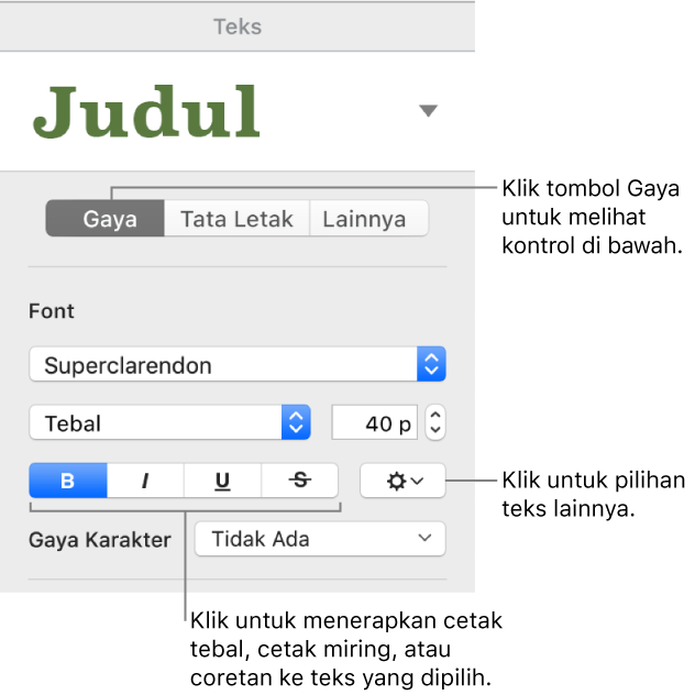 Detail Font Garis Bawah Nomer 32