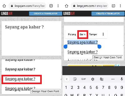 Detail Font Garis Bawah Nomer 40