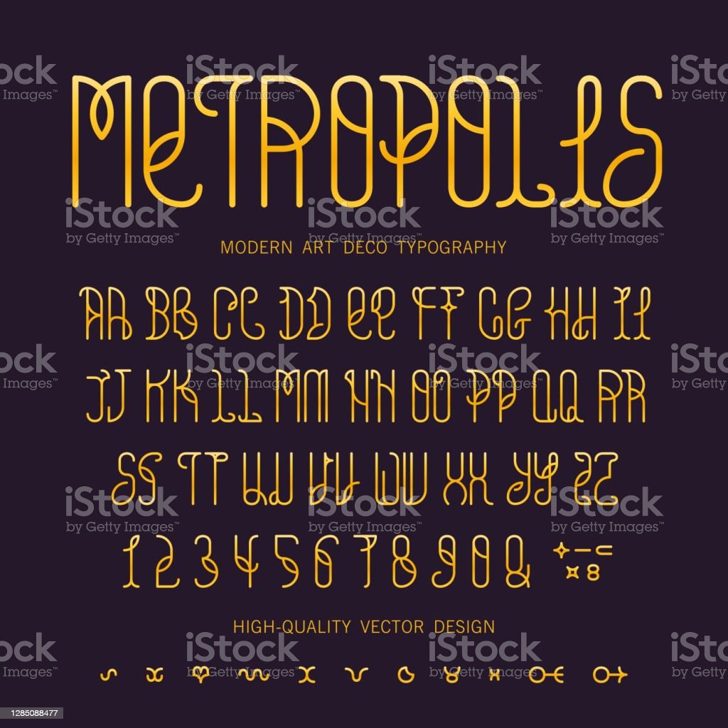 Detail Font Garis Panjang Nomer 3