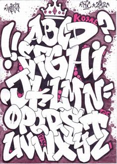 Detail Font Grafiti Huruf Nomer 24