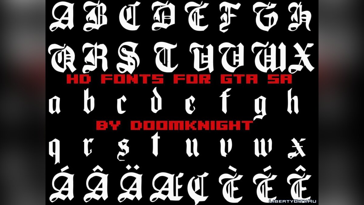 Detail Font Gta San Andreas Nomer 12