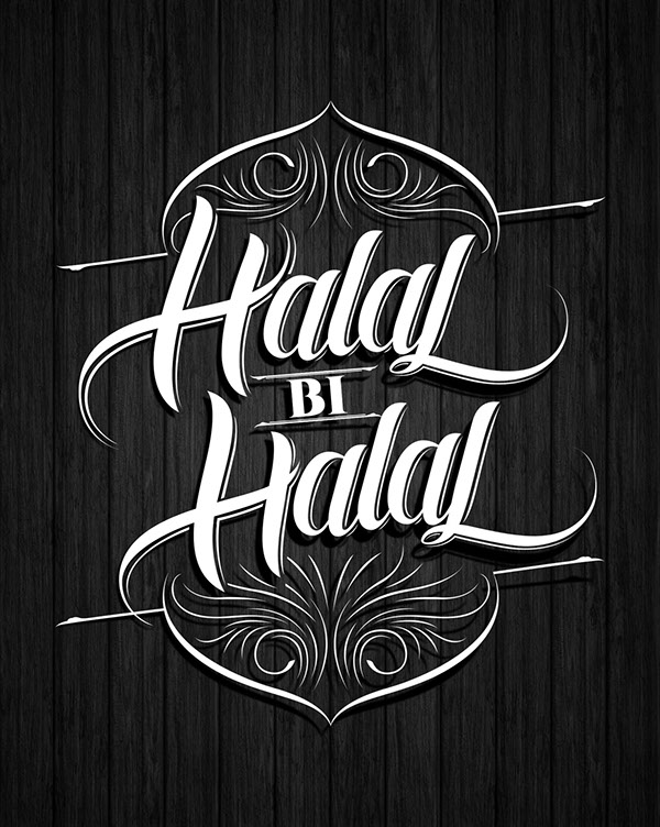 Detail Font Halal Bihalal Nomer 2
