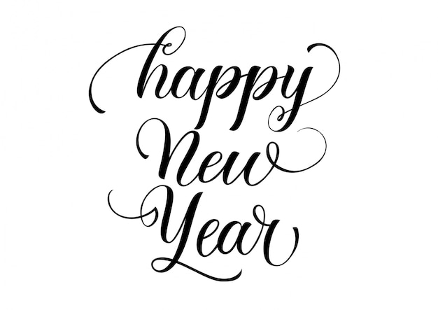 Detail Font Happy New Year Nomer 24