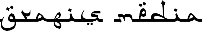 Detail Font Huruf Arab Kaligrafi Nomer 27
