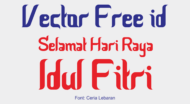 Detail Font Idul Fitri Free Download Nomer 9
