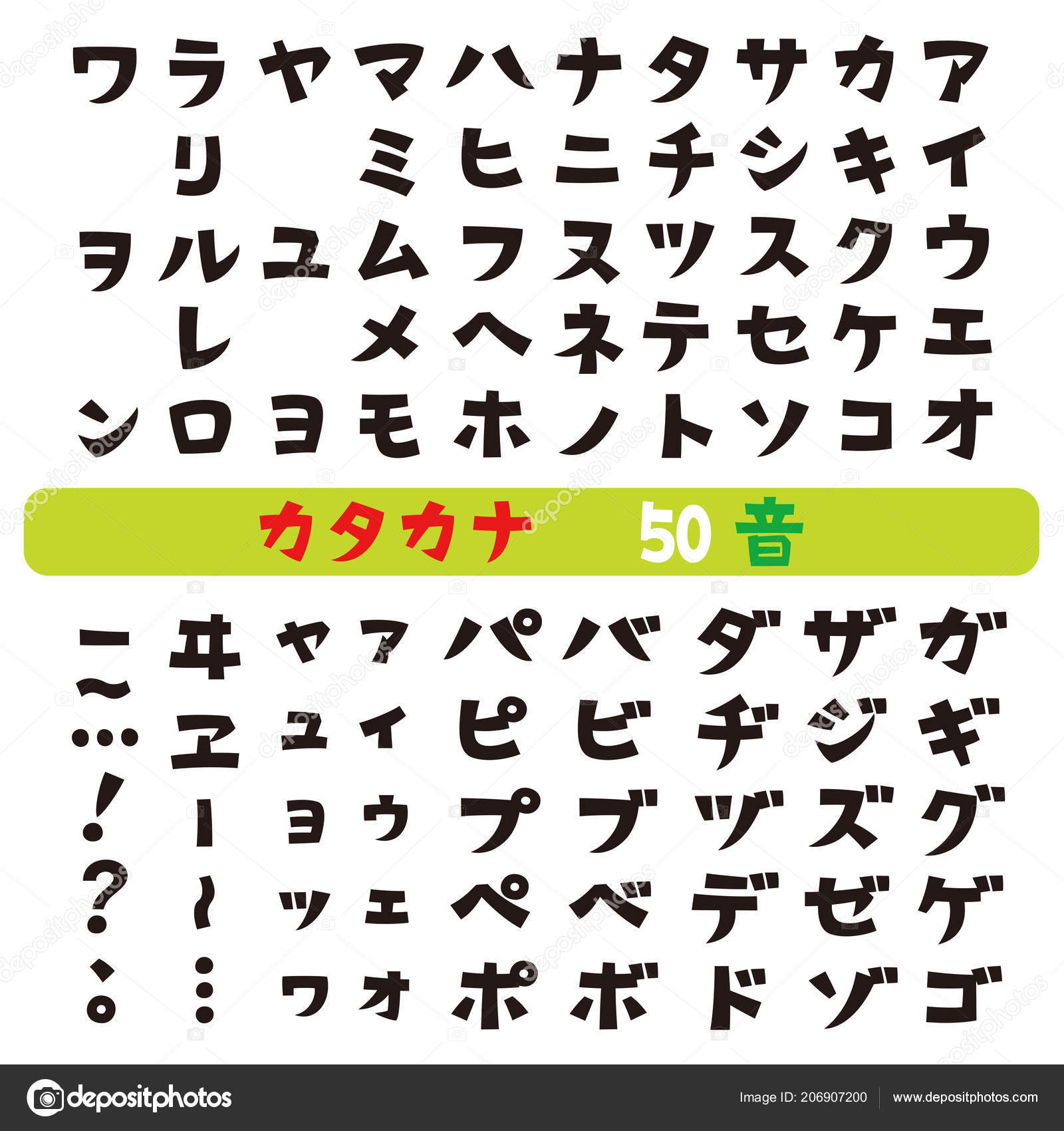 Detail Font Jepang Katakana Nomer 4