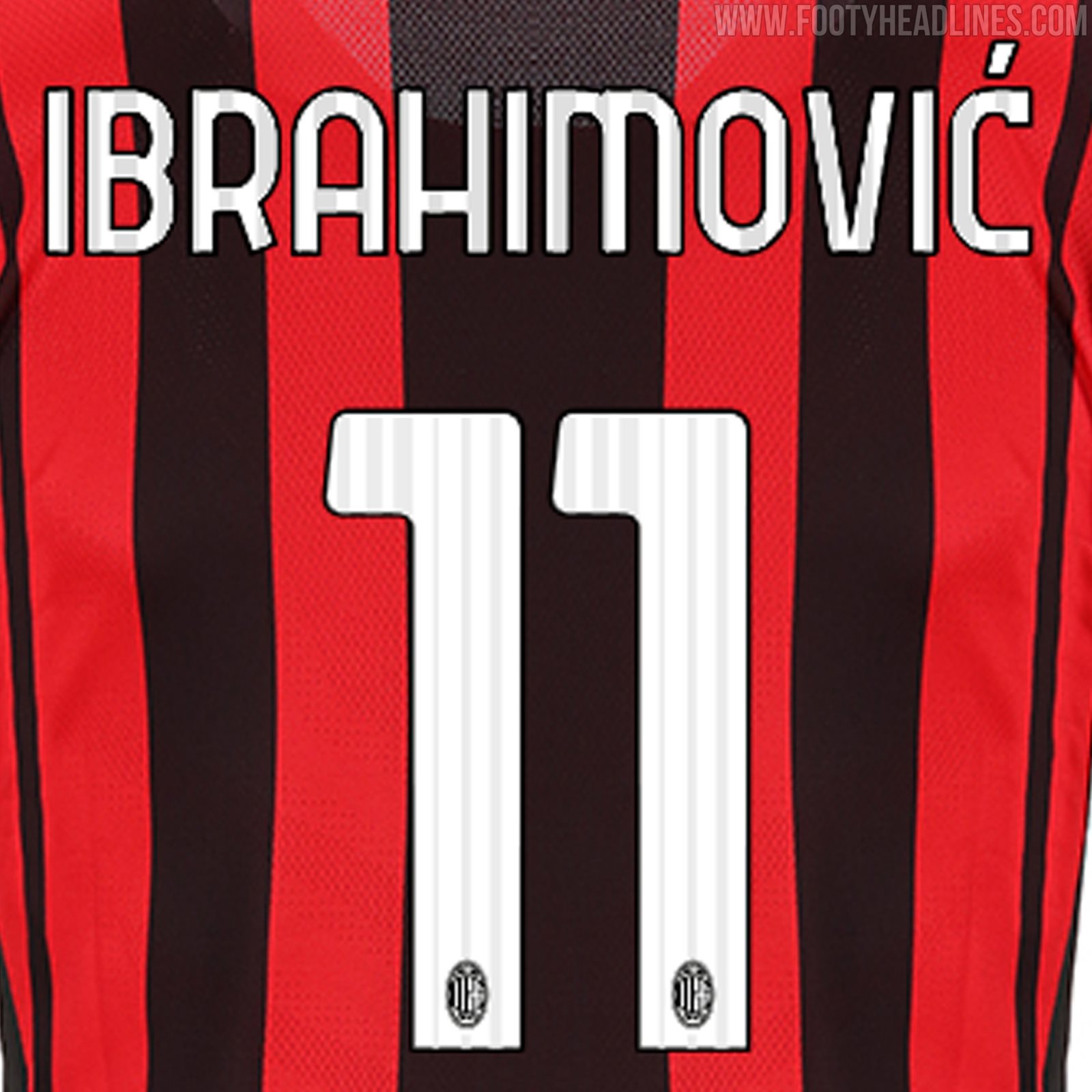 Detail Font Jersey Ac Milan Nomer 24