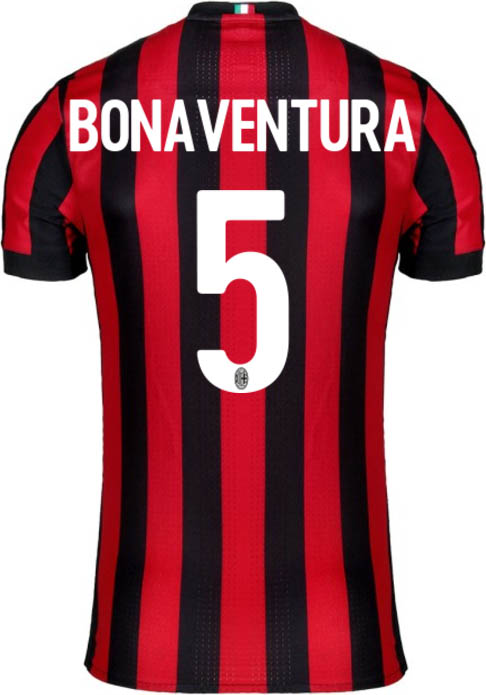 Detail Font Jersey Ac Milan Nomer 40