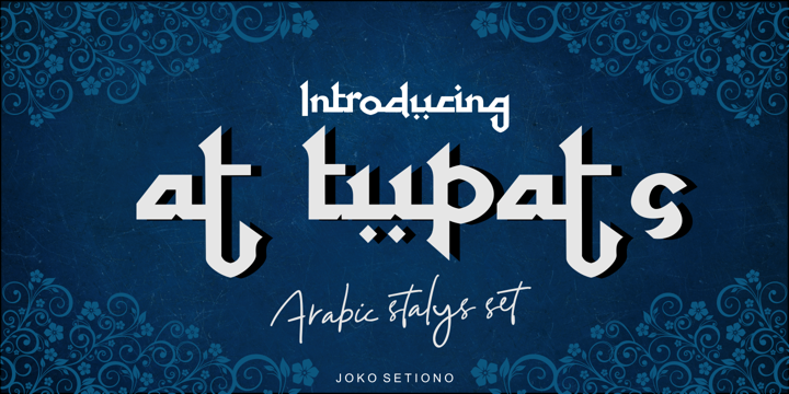 Detail Font Kaligrafi Arabic Nomer 19