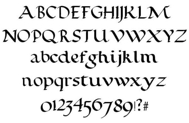 Detail Font Kaligrafi Indonesia Nomer 15