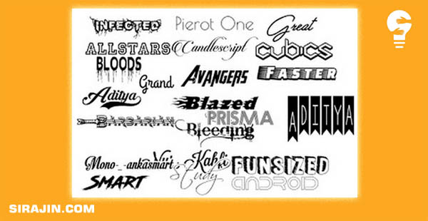 Detail Font Keren Editor Nomer 20