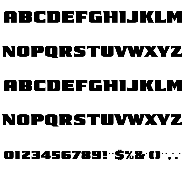 Detail Font Kung Fu Nomer 15