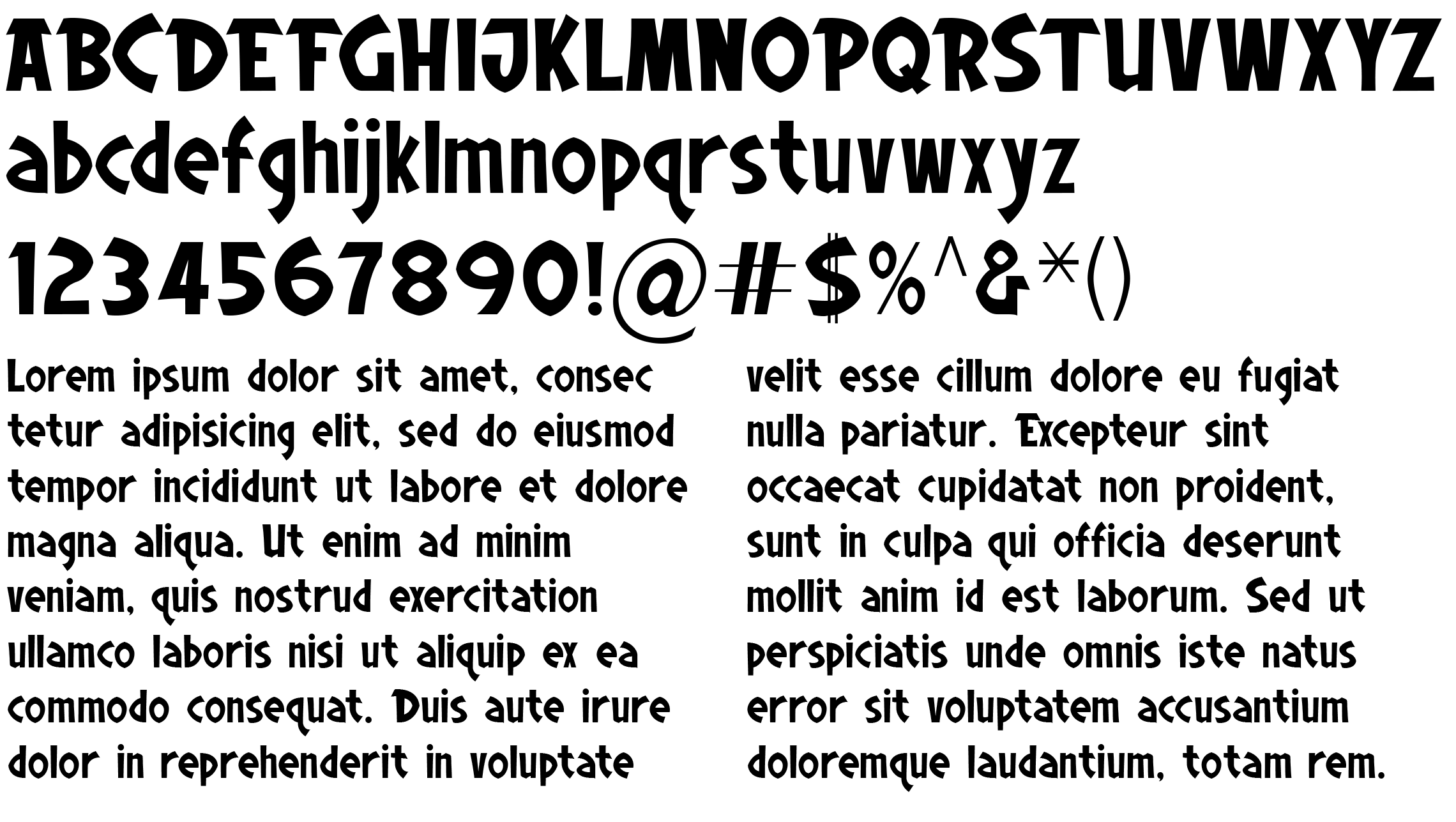 Detail Font Kung Fu Nomer 46