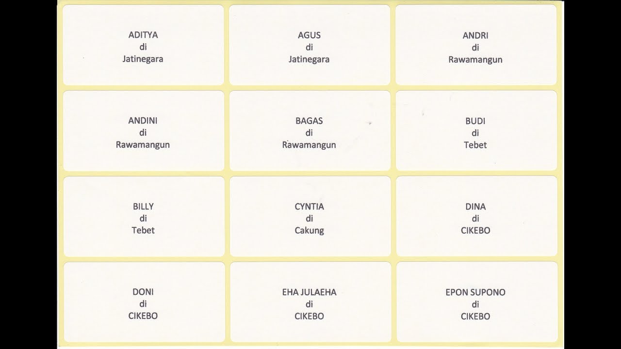 Detail Font Label Undangan Nomer 30