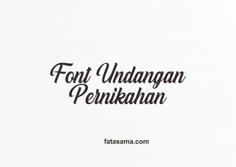 Detail Font Label Undangan Nomer 39